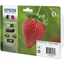 Epson 29XL B/C/M/Y Πακέτο 4 Μελανιών Εκτυπωτή Inkjet C13T299640