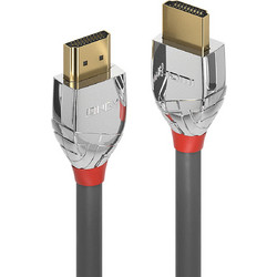 Lindy Καλώδιο HDMI 2.0 HDMI Male to HDMI Male 5m Grey 37874