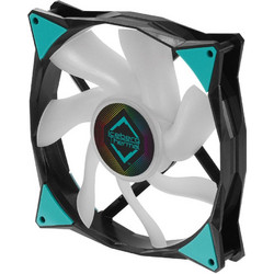 Iceberg Thermal IceGALE Case Fan 140mm ARGB με Σύνδεση 3-Pin 4-Pin PWM Black