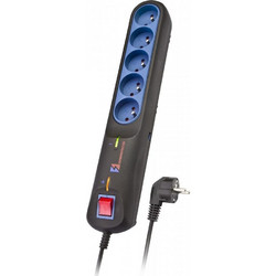 Πολύπριζο LESTAR 1966002822 5AC outlet(s) Black, Grey 2.5 m
