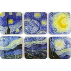 Museum Editions Σουβέρ Van Gogh Starry Night Σετ 6 Τεμαχίων | Cork Coasters
