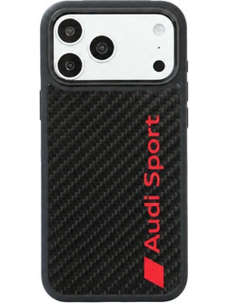 Audi R8 Carbon Fiber MagSafe Θήκη Black (iPhone 18 Pro Max / 17 Pro Max)