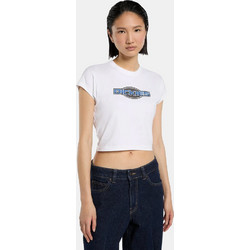 Dickies Somerton Γυναικείο Crop Top DK0A8CHO0WH1 White