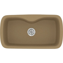 Sanitec Classic 321 Επικαθήμενος Νεροχύτης Γρανίτη Ματ Metallic Coffee 83x51cm