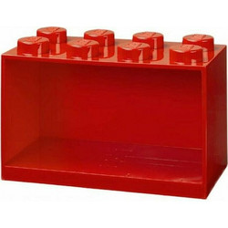 Παιδικό Ράφι Κουτί Wall Landscape 8 Studs Red 31.8x15.9x21.1εκ. 41151730
