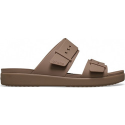 Γυναικείες Ανατομικές Παντόφλες Crocs Brooklyn Buckle Low 211215-2Q9 Latte Καφέ