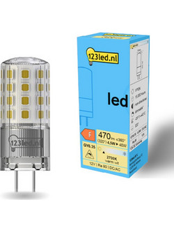 Λάμπα LED 123LED GY6.35 SMD Capsule Dimmable Διάφανη 2700K 470lm 3.8W