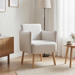 vidaXL Πολυθρόνα Λευκή 42044839