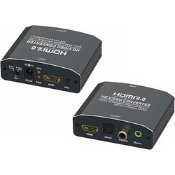 POWERTECH HDMI audio extractor CAB-H153, 4K/60Hz, γκρι