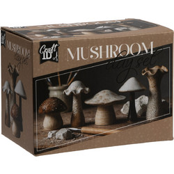 Craft ID - DIY Clay Set Mushroom (CR175207) - Toys