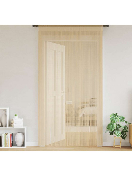 vidaXL Σετ Κουρτίνες με Τούνελ 140x250 2τμχ Μπεζ 132405