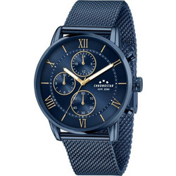 Chronostar Noble Ανδρικό Ρολόι με Μπλε Μεταλλικό Μπρασελέ R3753306005