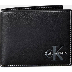 CALVIN KLEIN JEANS BOLD PEBBLE BILLFOLD W/ COIN LV04D1270G-UB1 Black