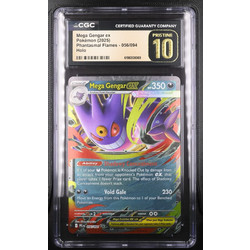 Mega Gengar EX - Phantasmal Flames - 56 - CGC PRISTINE 10