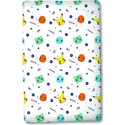 Pokemon Fitted Sheet Head 90 x 200 cm