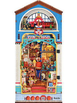Robotime Treasure Toy Shop 3D Book Nook DIY 380 Κομμάτια 26.5cm TGB23