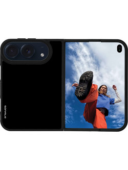 Sonique ColorBloc Series Back Cover Black (iPhone Duo)