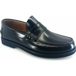 Fluchos Stamford F0047 Ανδρικά Μοκασίνια Loafers Δερμάτινα Μαύρα 31461