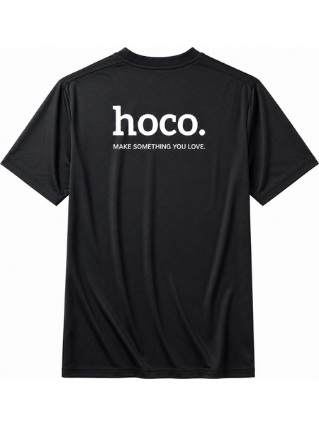 Κοντομάνικη Μπλούζα Hoco Μαύρη XL