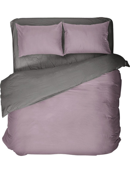 King Size Παπλωματοθήκη 240x260cm Nima - Colors Pale Mauve / Midnight Gray