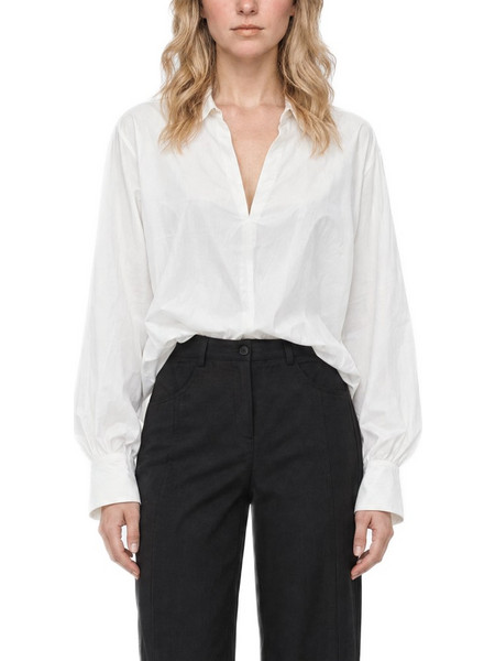 MOUTAKI WOMEN TUNIC OVERSIZE LONGSLEEVE V NECK