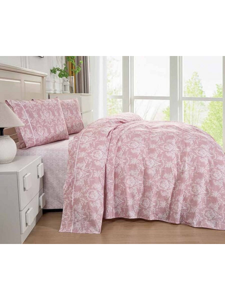 Μαξιλαροθήκες 2τεμ 52*75 - Tisser Pink - Liolios Home
