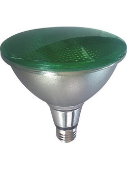 ΛΑΜΠΑ LED SMD PAR 38 IP65 15W E27 ΠΡΑΣΙΝΗ 42V AC/DC