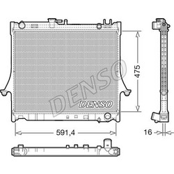 Denso DRM99016 - DENSO ΨΥΓΕΙΟ ΜΗΧΑΝΗΣ ISUZU