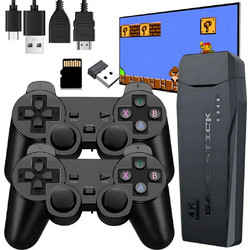 Game Stick Ρετρό Κονσόλα HDMI με 20.000 Παιχνίδια, Κάρτα 64 GB και 2 Ασύρματα Χειριστήρια