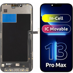 JK Οθόνη LCD In-Cell IC για Apple iPhone 13 Pro Max Μαύρο