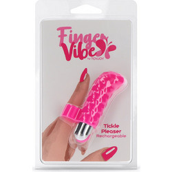 ToyJoy Tickle Pleaser Δονητής Δακτύλου Ροζ