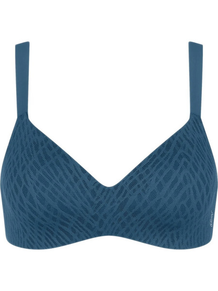 Sloggi Γυναικείο Σουτιέν Zero Feel Bliss The Up T-shirt Bra, Χρώμα Smoky Blue