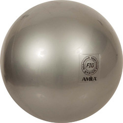 ΜΠΑΛΑ ΡΥΘΜΙΚΗΣ ΓΥΜΝΑΣΤΙΚΗΣ 19CM 420GR FIG SILVER (AB2801)