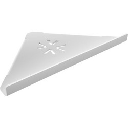 Verdi Strantza 723.10.01 White Mat - Γωνιακή Σπογγοθήκη με Πρόσοψη 2 εκ