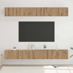 vidaXL Σετ επίπλου τηλεόρασης 6 τμχ. 80 x 30 x 30 εκ Artisan Oak