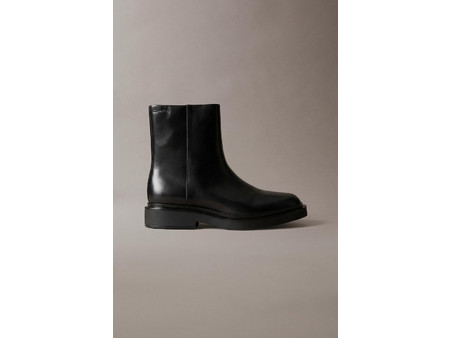 Calvin Klein Ανδρικά Μποτάκια Δερμάτινα Μαύρα HM0HM02272