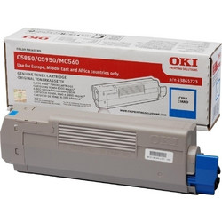 OKI 43865723 Cyan Toner
