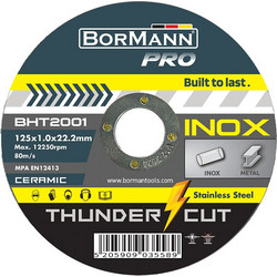 ΔΙΣΚΟΣ ΚΟΠΗΣ THUNDER-CUT INOX EXTRA LONG CERAMIC Φ125X1MM (10ΤΜΧ)BHT2001 054504