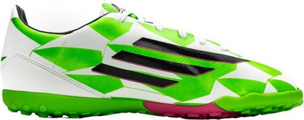 Ποδοσφαιρικά παπούτσια Adidas Adizero F10 TF JR M18322 Παιδικά Ποδοσφαιρικά Παπούτσια με Σχάρα Λευκά