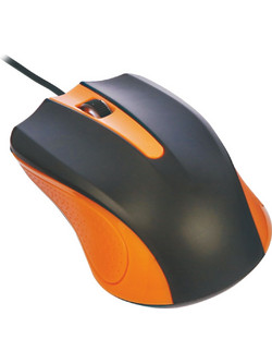 Powertech PT-304 Ενσύρματο Ποντίκι Black Orange