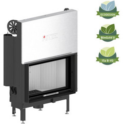 Hitze Albero Ενεργειακό Τζάκι Αερόθερμο Ξύλου Ίσιο 14kW με Συρόμενη Πόρτα