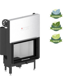 Hitze Albero Ενεργειακό Τζάκι Αερόθερμο Ξύλου Ίσιο 14kW με Συρόμενη Πόρτα