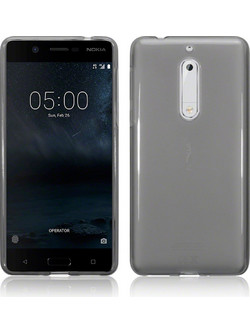 Terrapin Back Cover Silicone Smoke Black (Nokia 5)
