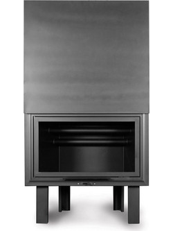 Warm W 90 BD Ενεργειακό Τζάκι Καλοριφέρ Ξύλου Ίσιο 48kW