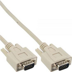 VGA CABLE HD 15 MALE/MALE 1,8m C57HL 172