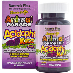 Nature's Plus Animal Parade Acidophikidz Προβιοτικά για Παιδιά 90 Μασώμενα Δισκία