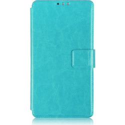 Δερμάτινη Θήκη/Πορτοφόλι για Alcatel One Touch Pop C3 (OT-4033D) Τουρκουάζ (OEM)