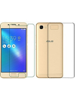 ASUS ZENFONE S3 θήκη σιλικόνης και Τζάμι προστασίας tempered glass (asus)