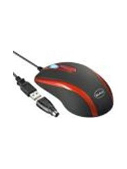 Wintech CM-5085 Ενσύρματο Ποντίκι Black Red
