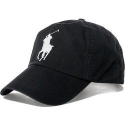 Polo Ralph Lauren Ανδρικό Καπέλο Jockey Υφασμάτινο Μαύρο 710673584-015